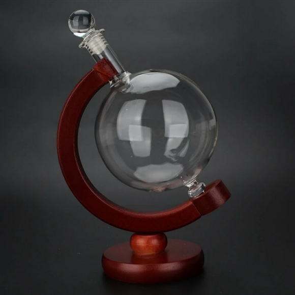 Globe Whiskey Decanter Wine Aerator Glass Wine Bot - Picture 7 of 8